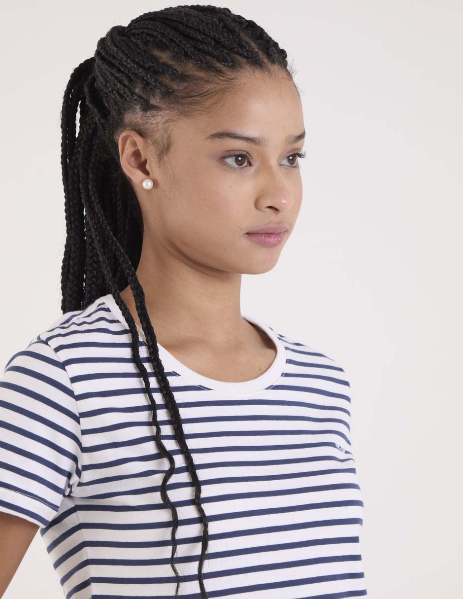 Playera manga corta Aero cuello redondo para mujer