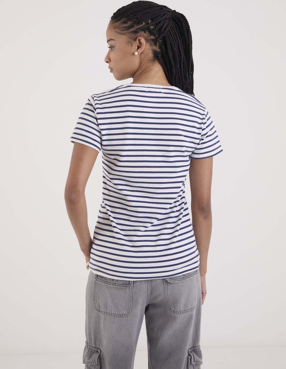 Playera manga corta Aero cuello redondo para mujer