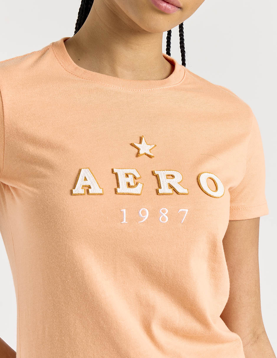 Playera manga corta cuello redondo mujer 2