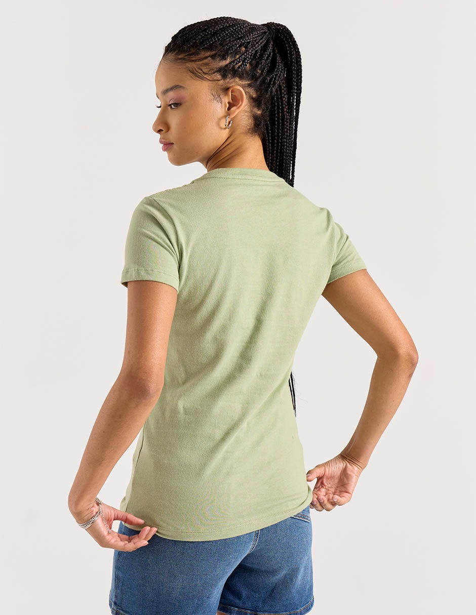 Playera manga corta cuello redondo mujer 2
