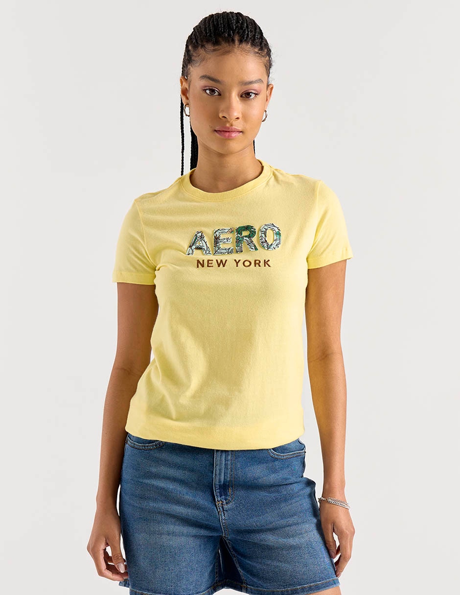 Playera manga corta cuello redondo mujer Playera manga corta cuello redondo mujer