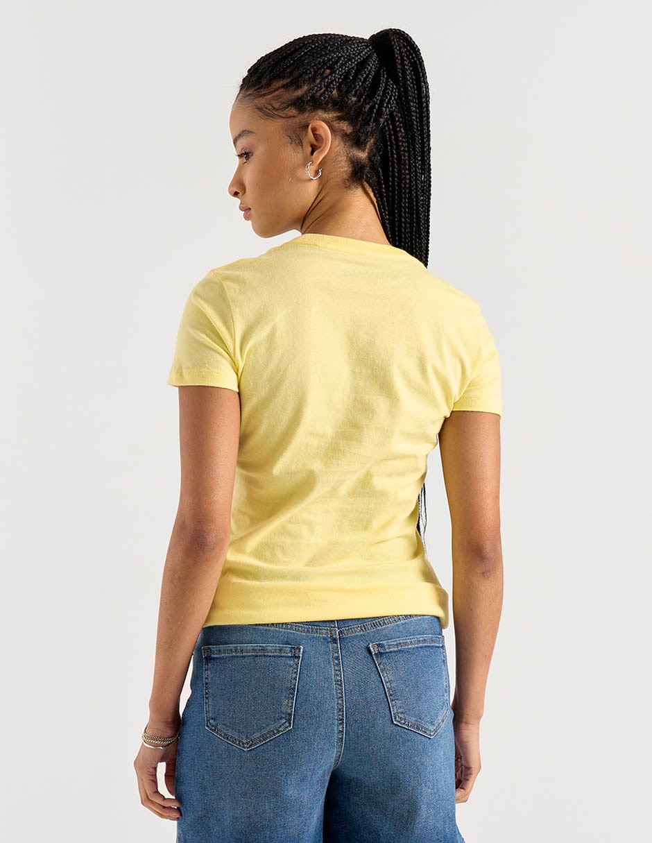 Playera manga corta cuello redondo mujer 5