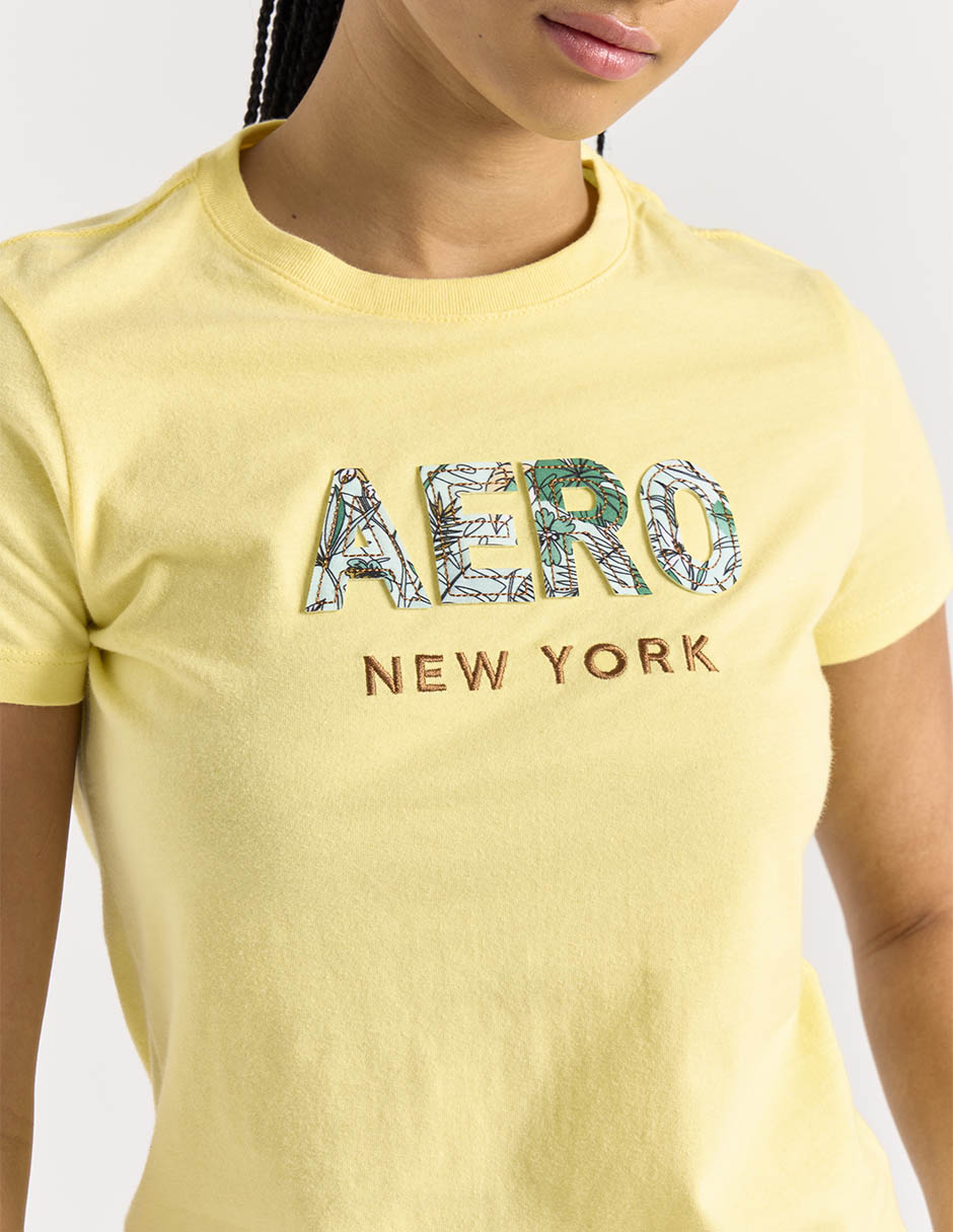 Playera manga corta cuello redondo mujer 3