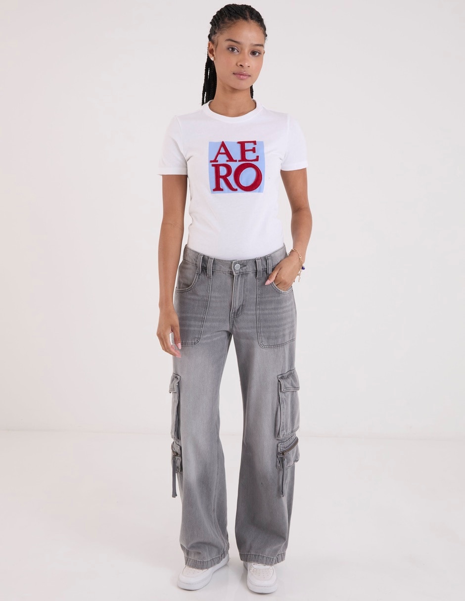 Playera manga corta Aéropostale cuello redondo para mujer 5