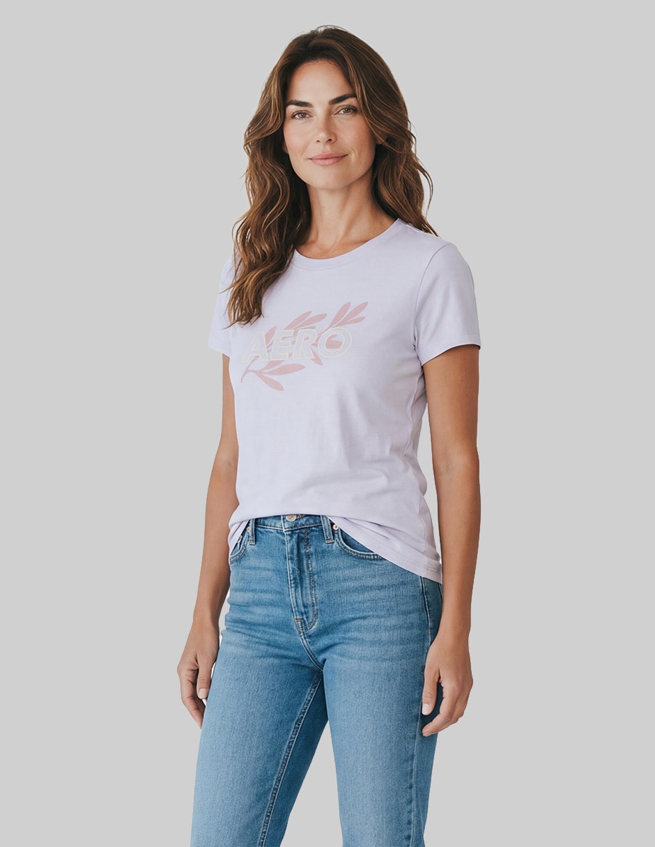 Manga corta ropa cuello redondo para mujer 3