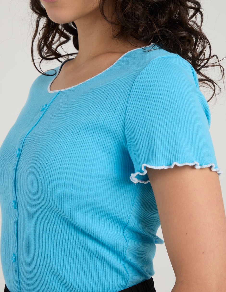 Blusa Aéropostale manga corta para mujer