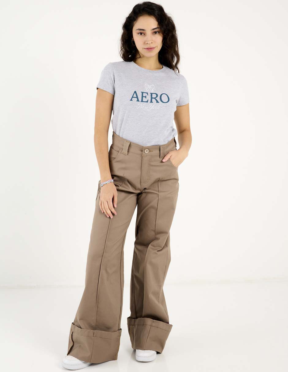 Playera manga corta Aéropostale cuello redondo para mujer 5