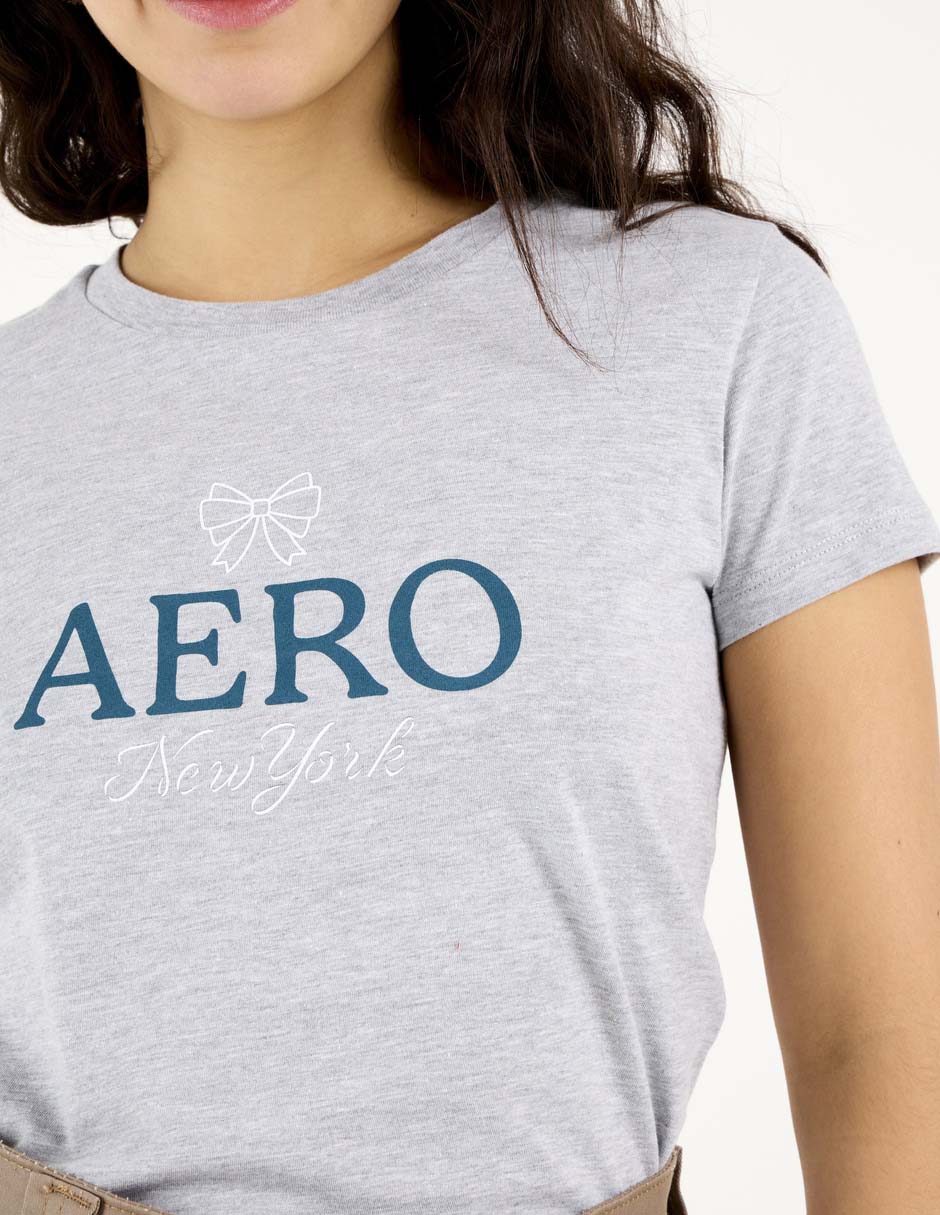 Playera manga corta Aéropostale cuello redondo para mujer 2
