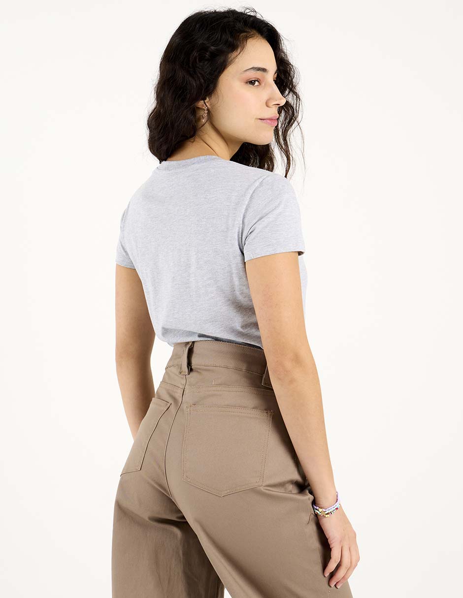 Playera manga corta Aéropostale cuello redondo para mujer 7