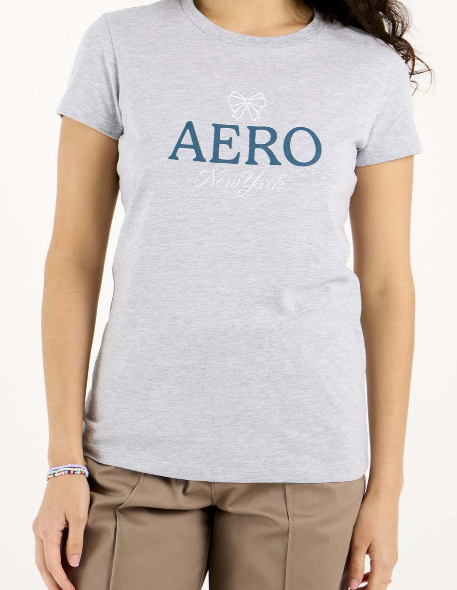Playera manga corta Aéropostale cuello redondo para mujer 3