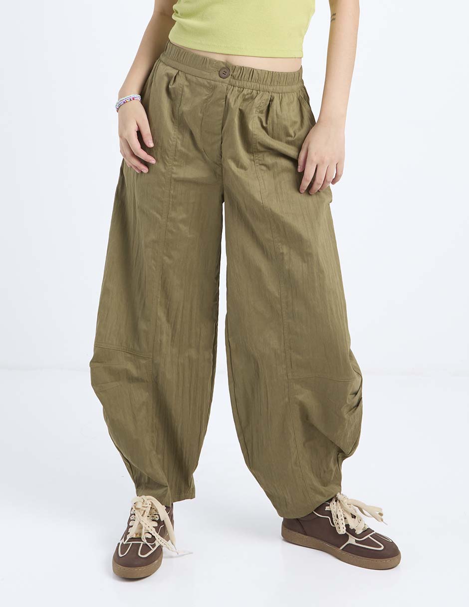Pantalón regular aéropostale amplio para mujer