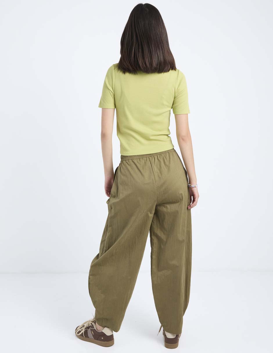 Pantalón regular aéropostale amplio para mujer