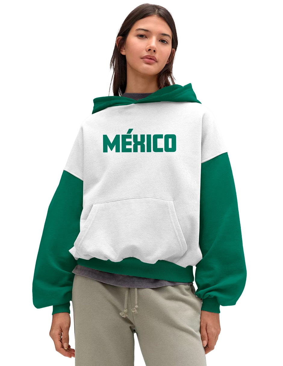 Sudadera con capucha y bolsa México para mujer Sudadera con capucha y bolsa México para mujer