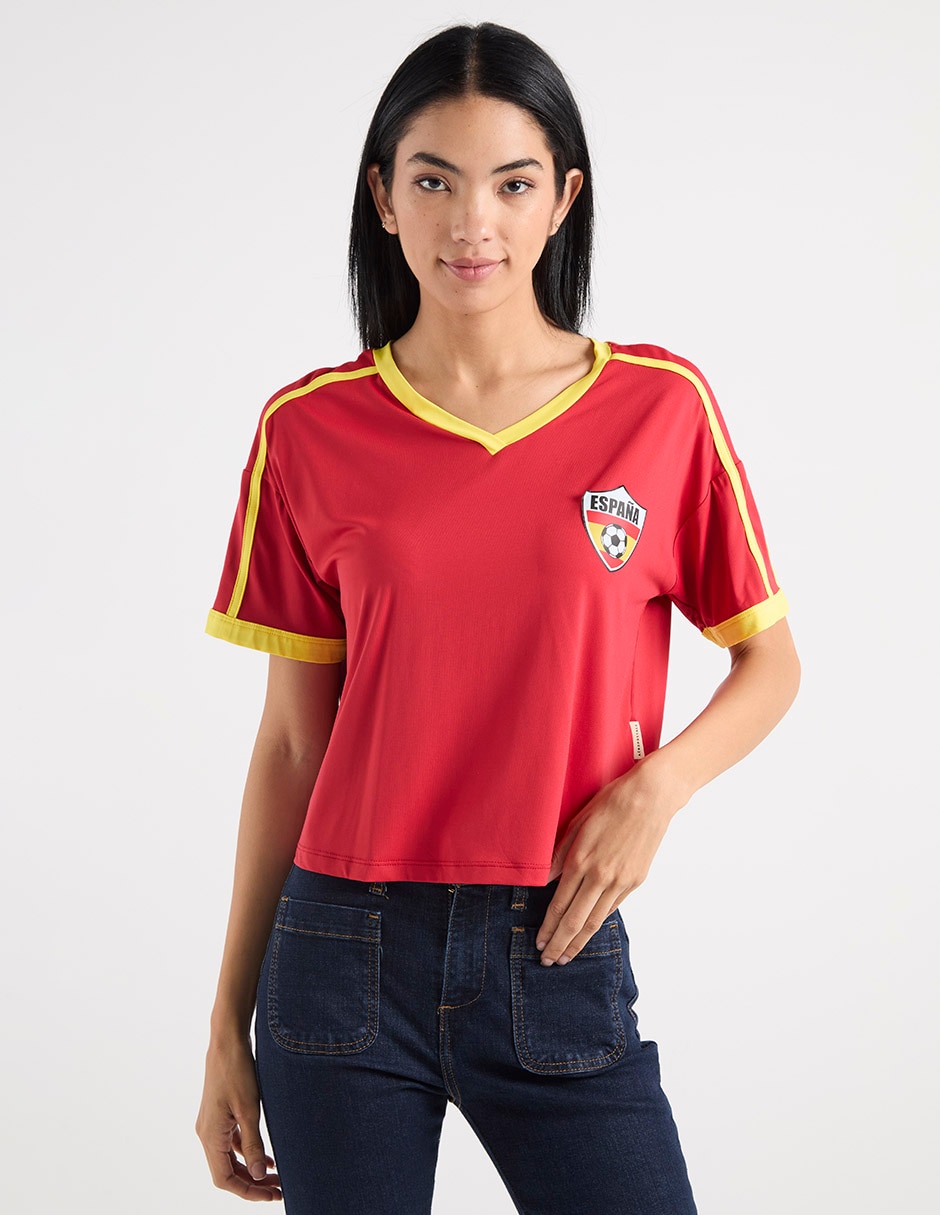 Playera tipo polo aéropostale para mujer