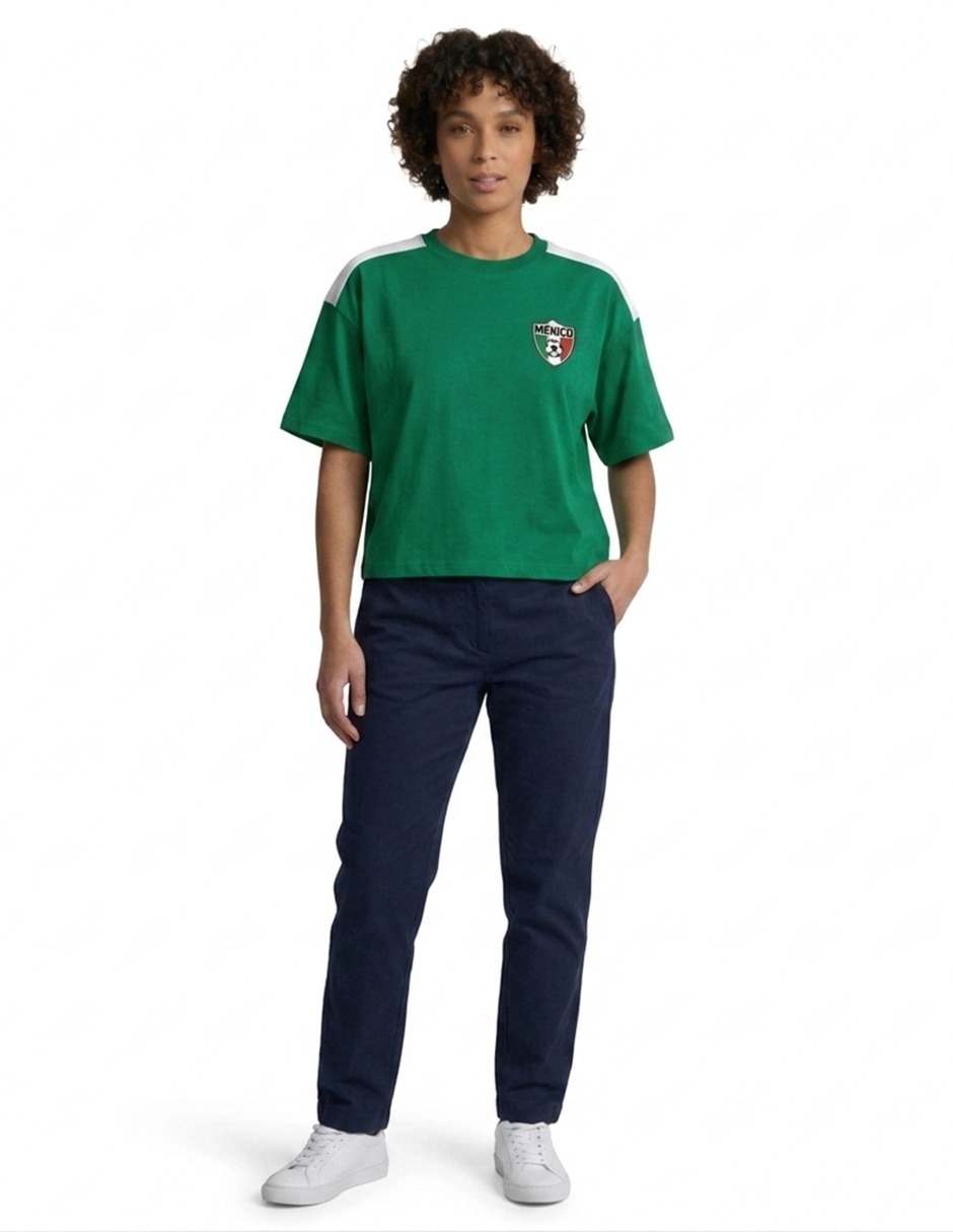 Playera tipo polo para mujer 4