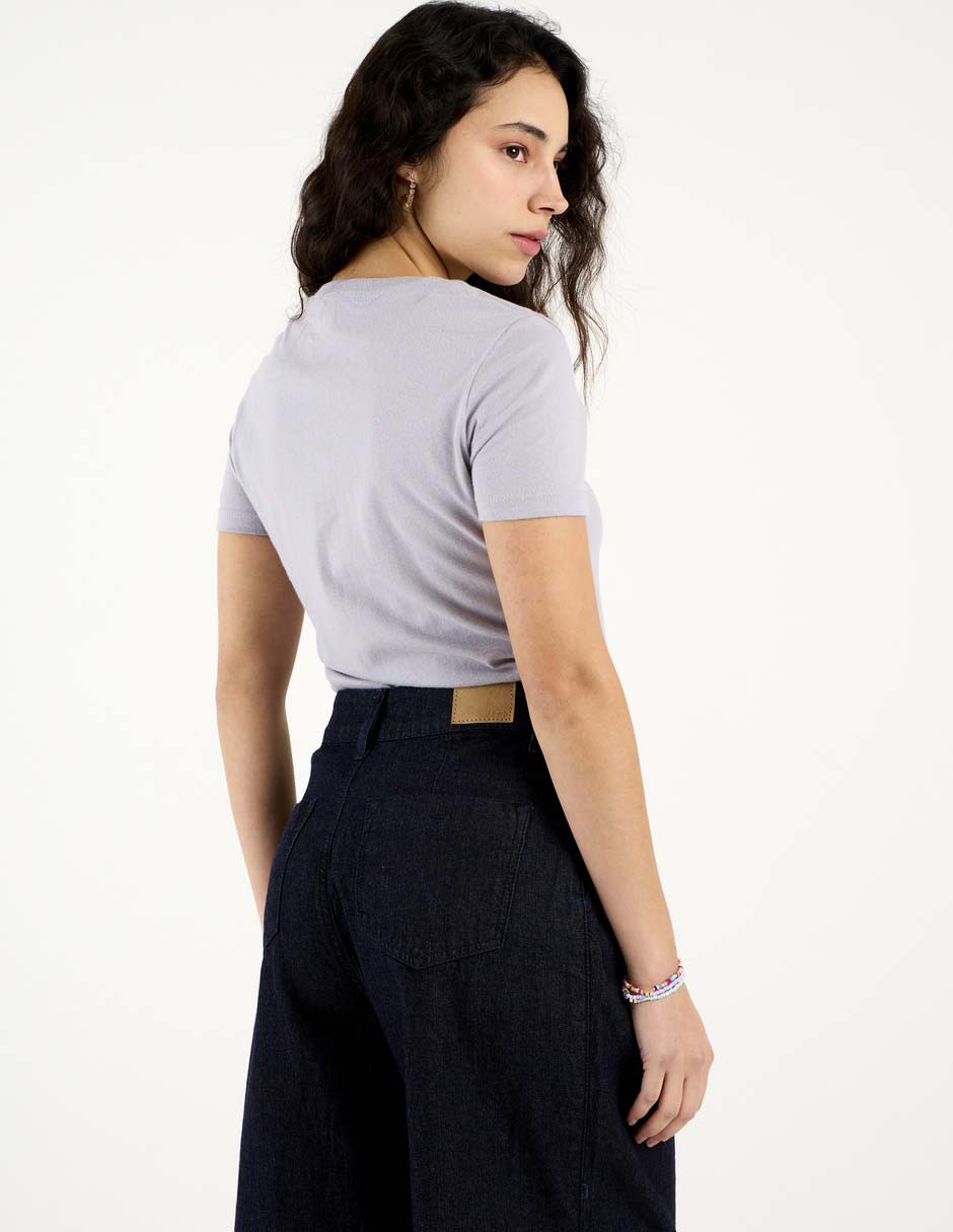 Playera manga corta Aéropostale cuello redondo para mujer 6