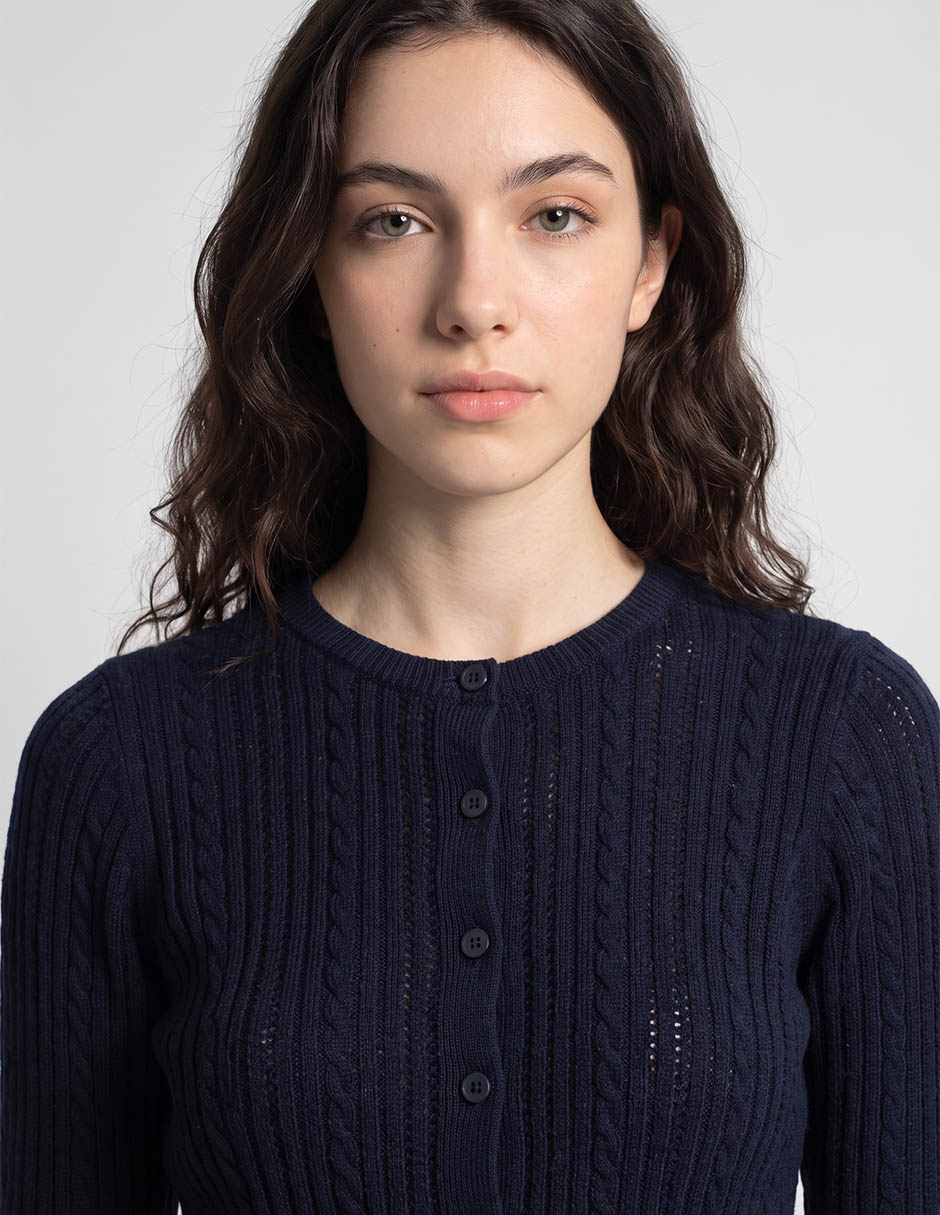 Suéter cuello redondo para mujer 2