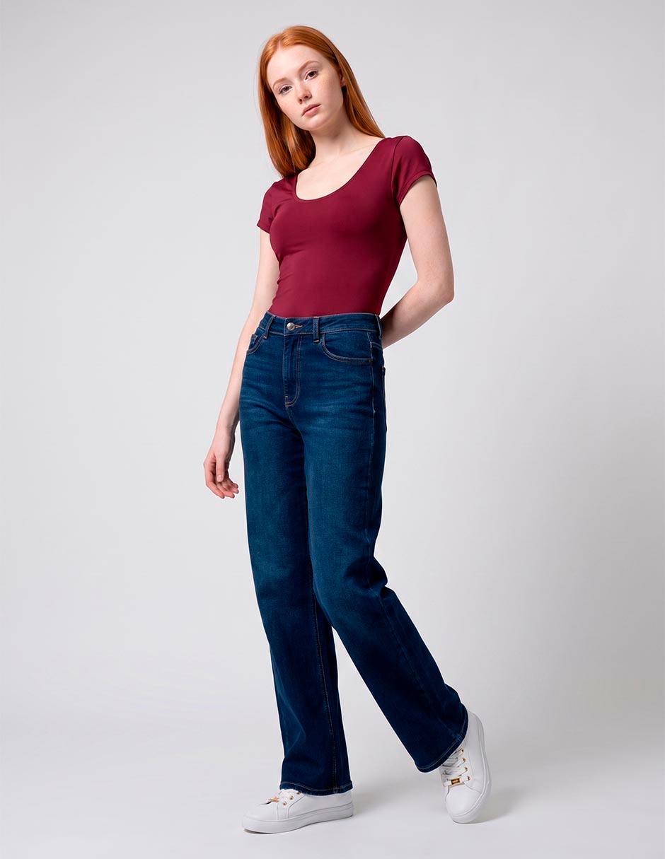 Body escote redondo para mujer 1