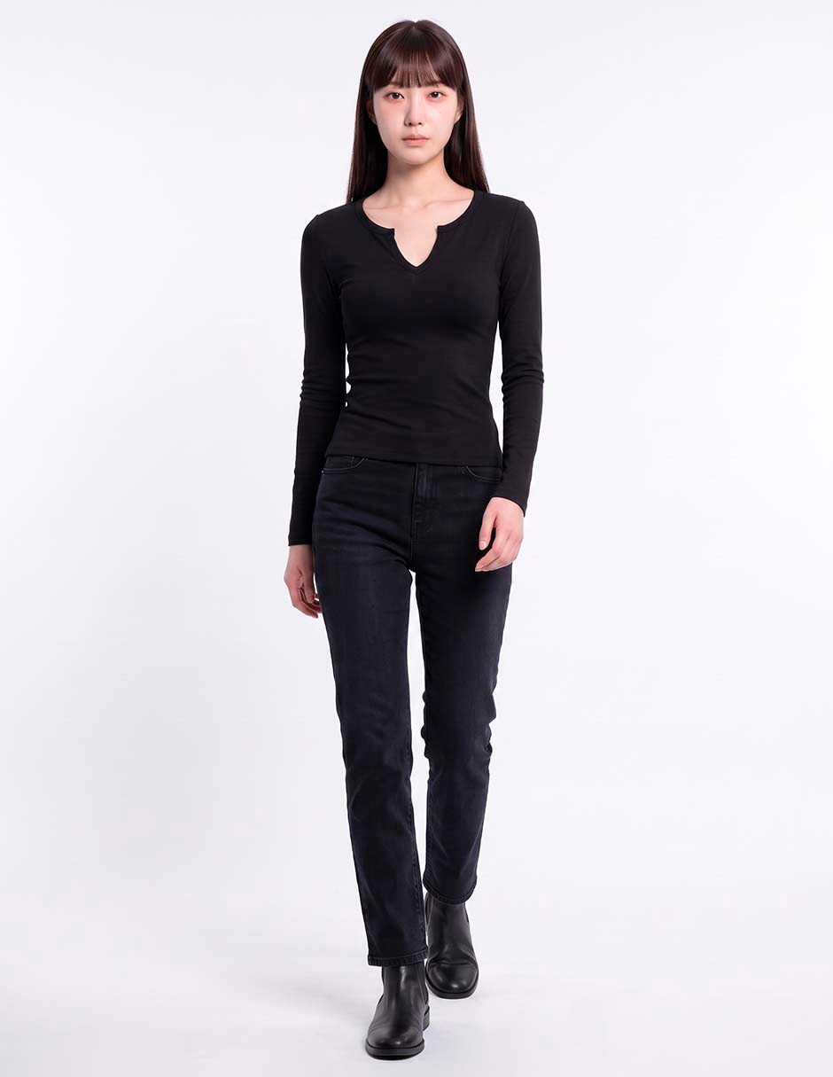 Blusa manga larga para mujer 3