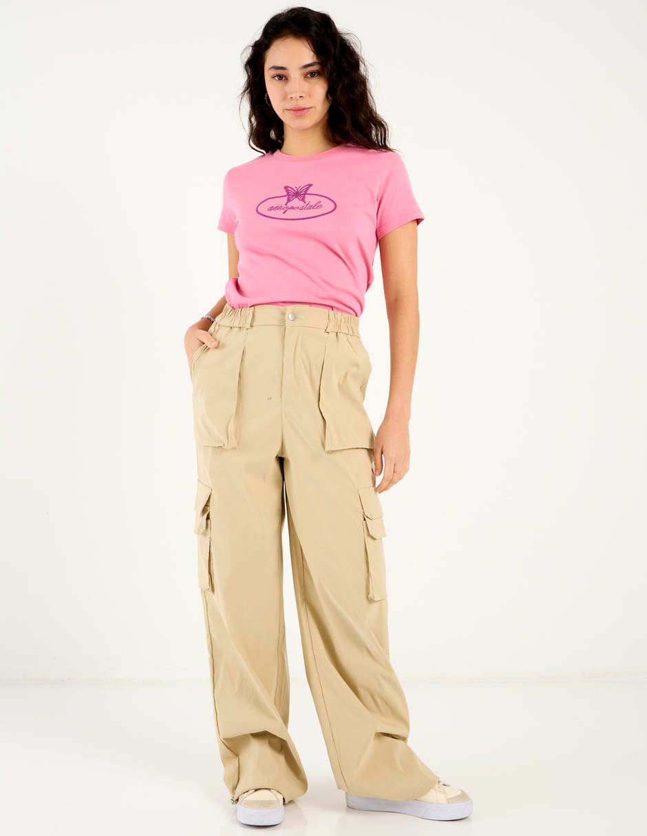 Playera manga corta Aéropostale cuello redondo para mujer 3