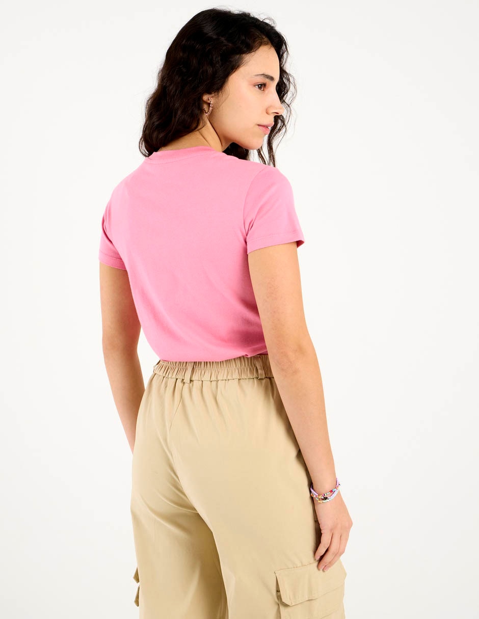 Playera manga corta Aéropostale cuello redondo para mujer 6