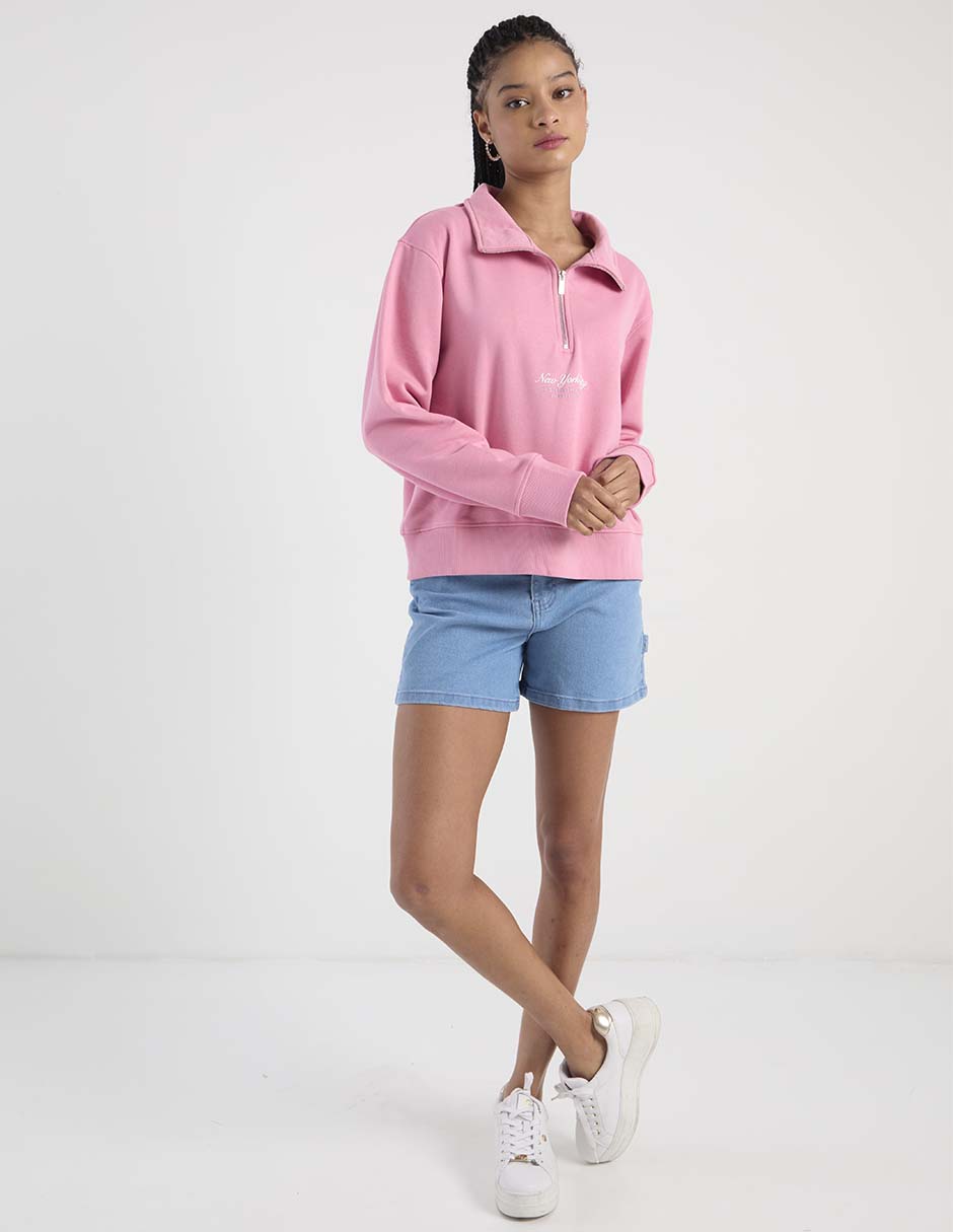 Short Aéropostale de mezclilla para mujer 5