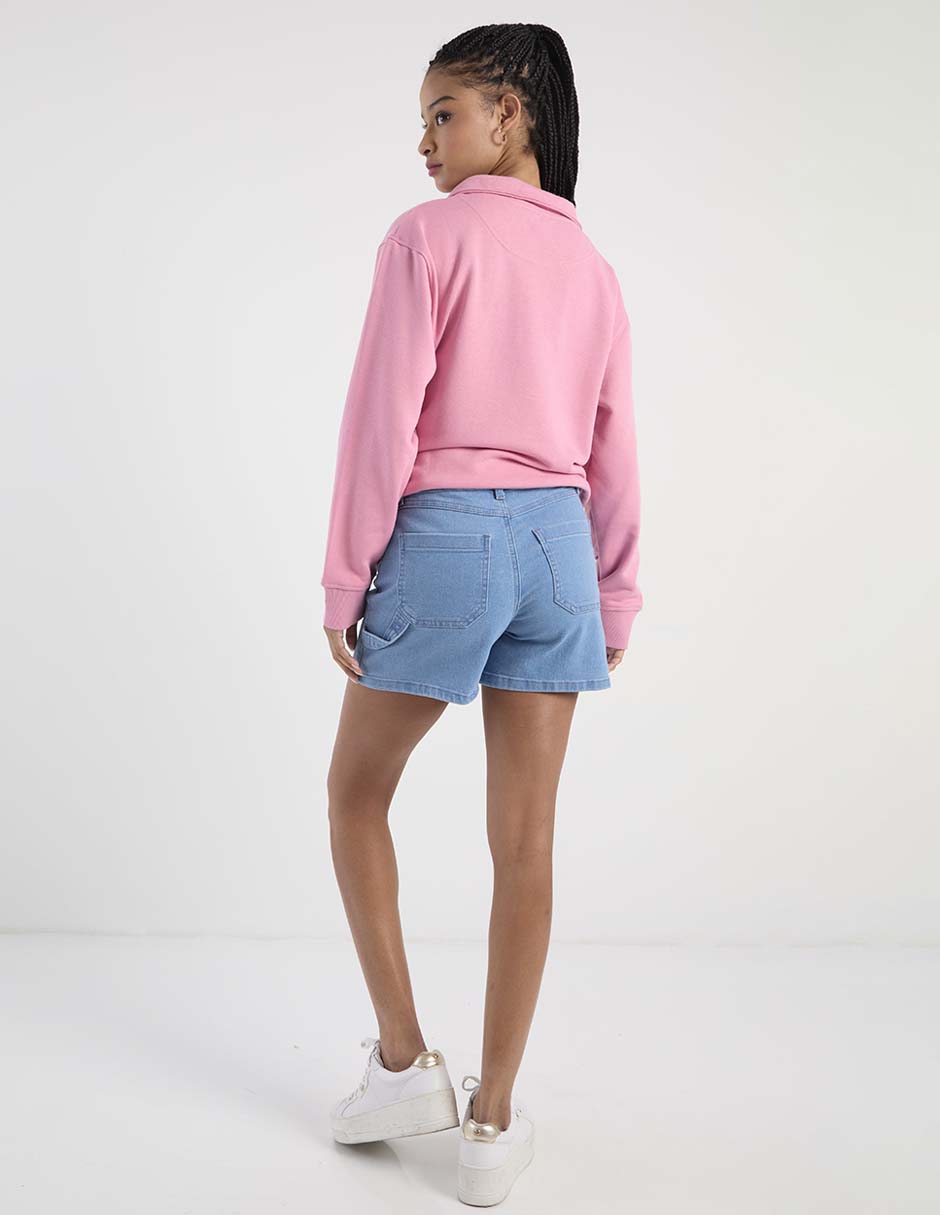 Short Aéropostale de mezclilla para mujer 6