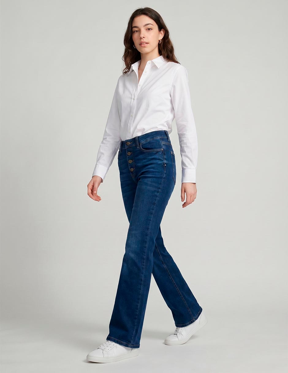 Jeans flare para mujer 4