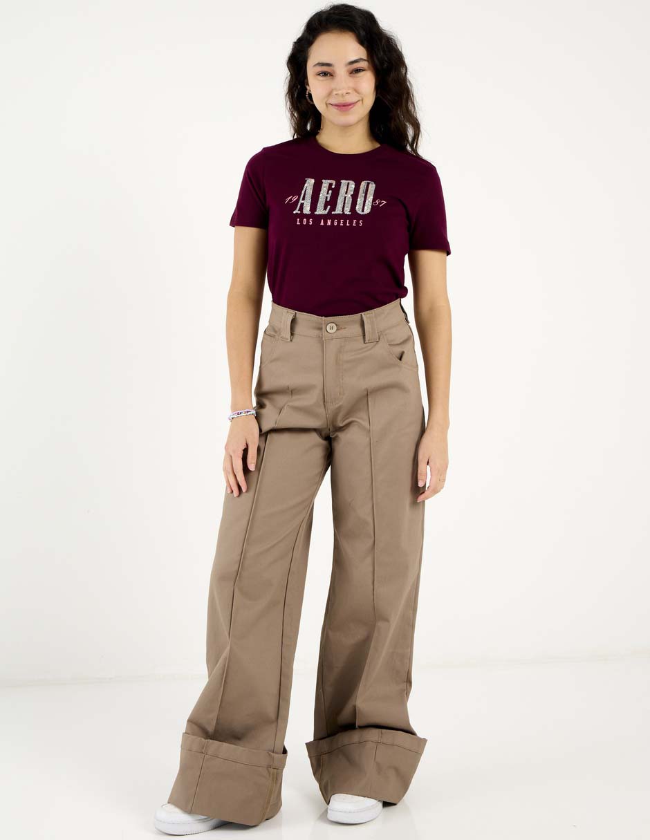 Pantalón amplio para mujer 4