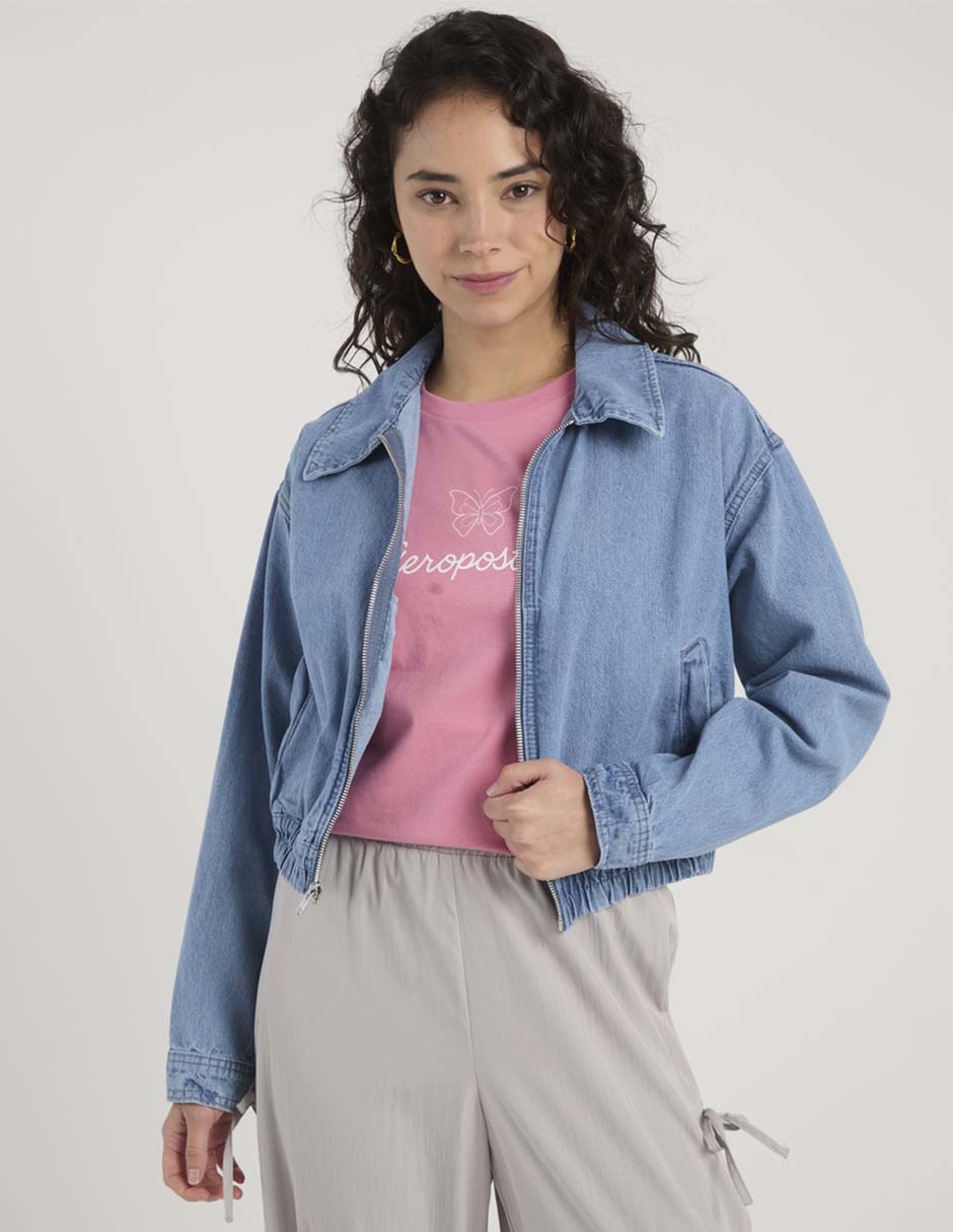 Chamarra de mezclilla para mujer Chamarra de mezclilla para mujer