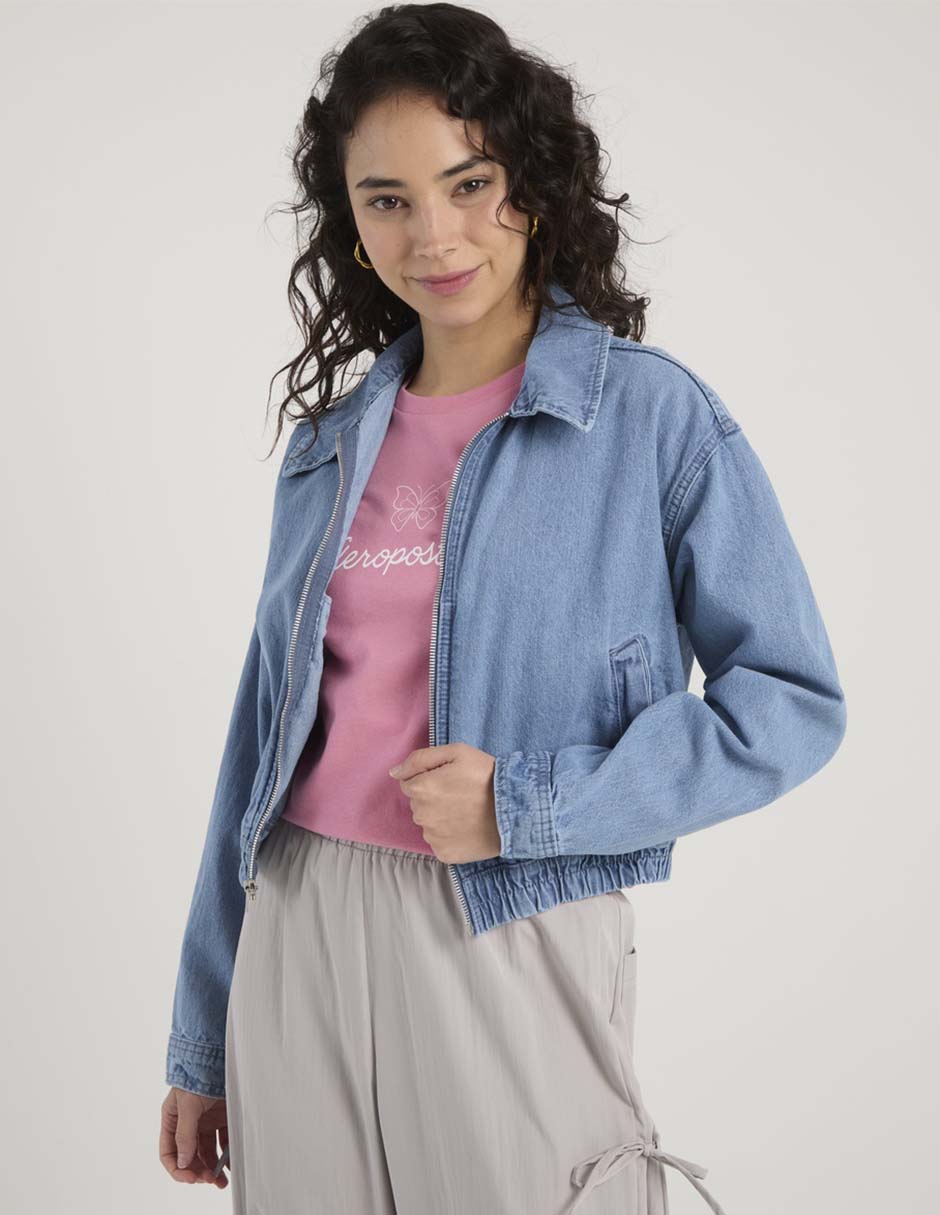 Chamarra de mezclilla para mujer 5