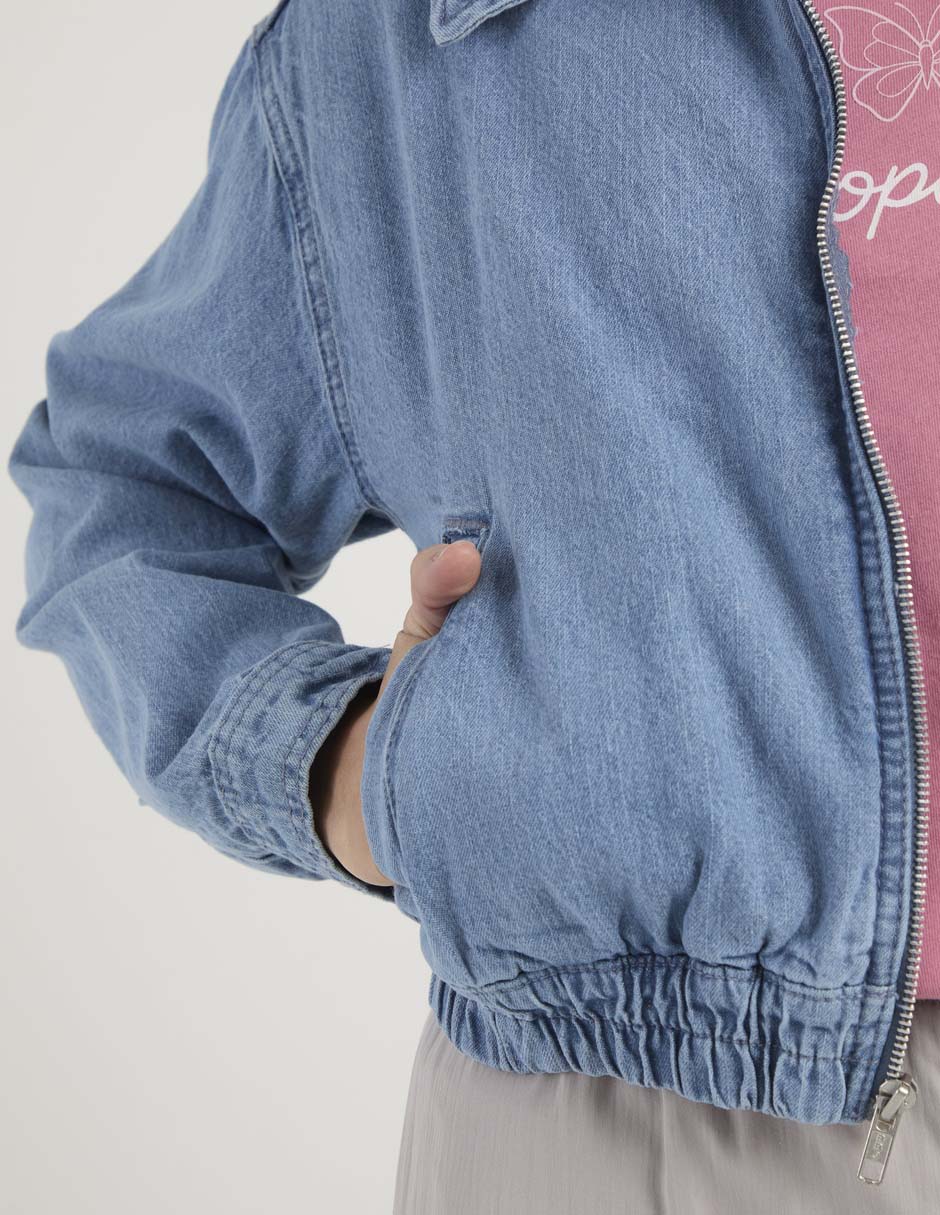 Chamarra de mezclilla para mujer 2