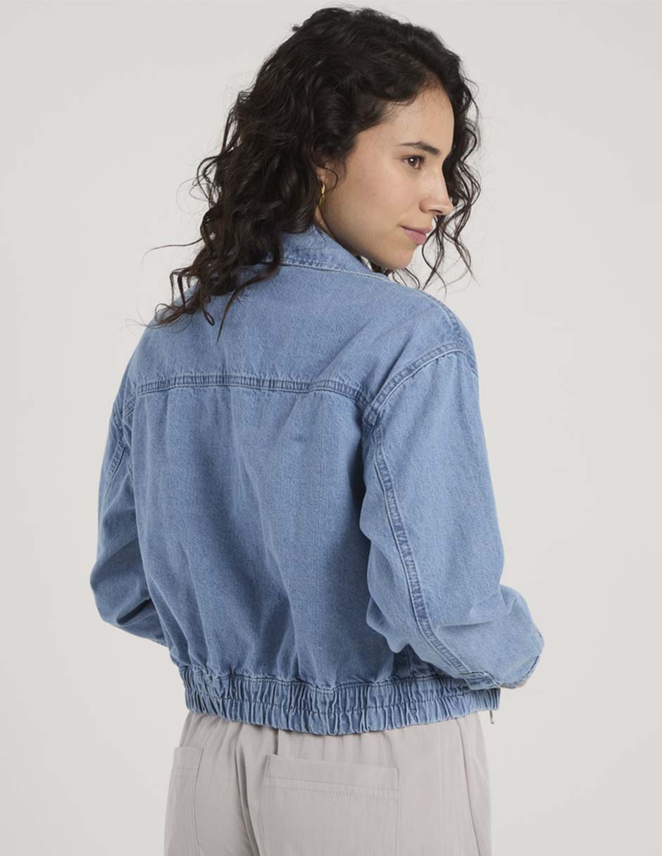 Chamarra de mezclilla para mujer 6