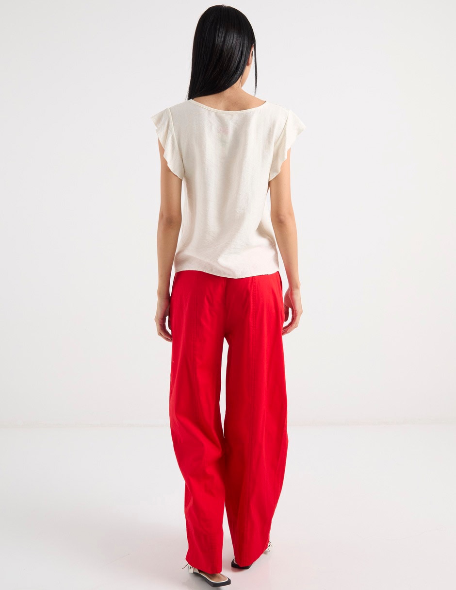Pantalón jogger amplio para mujer 3