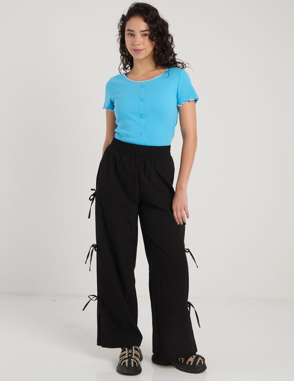 Pantalón acampanado Aéropostale amplio para mujer 3
