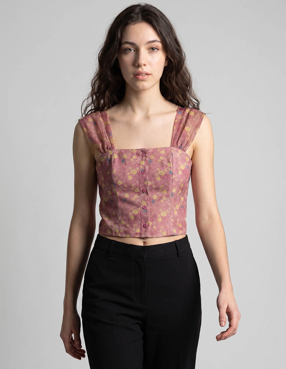 Blusa de tirantes para mujer