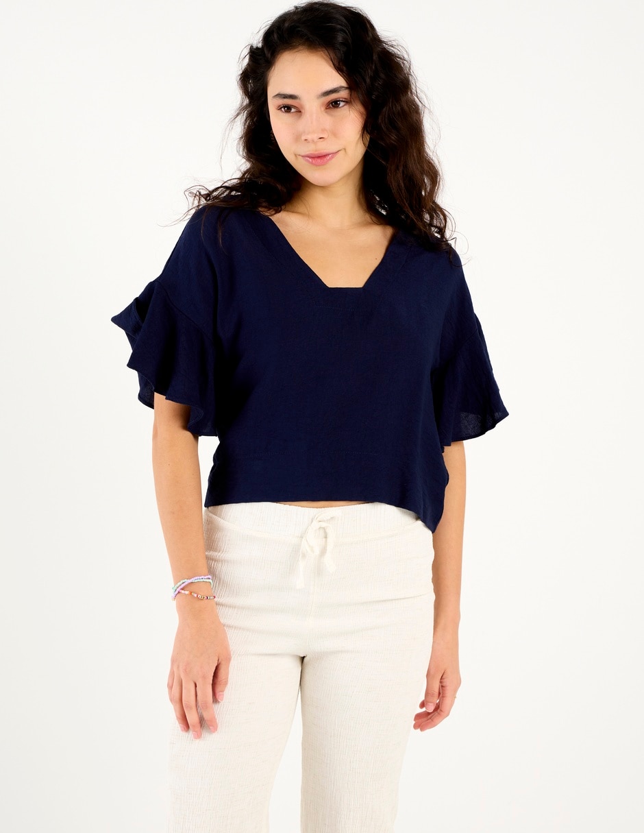 Blusa manga al codo para mujer Blusa manga al codo para mujer