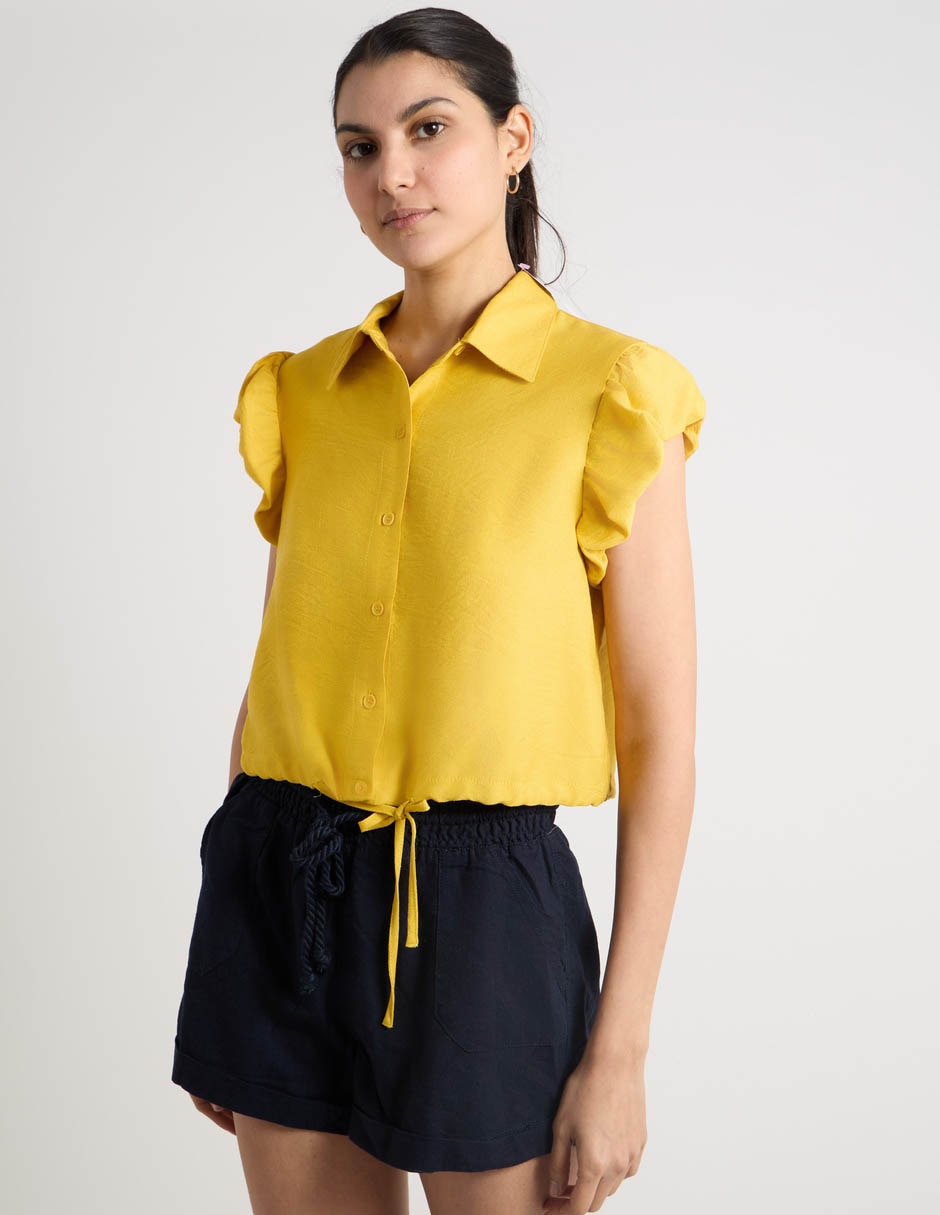 Blusa Aéropostale manga corta para mujer