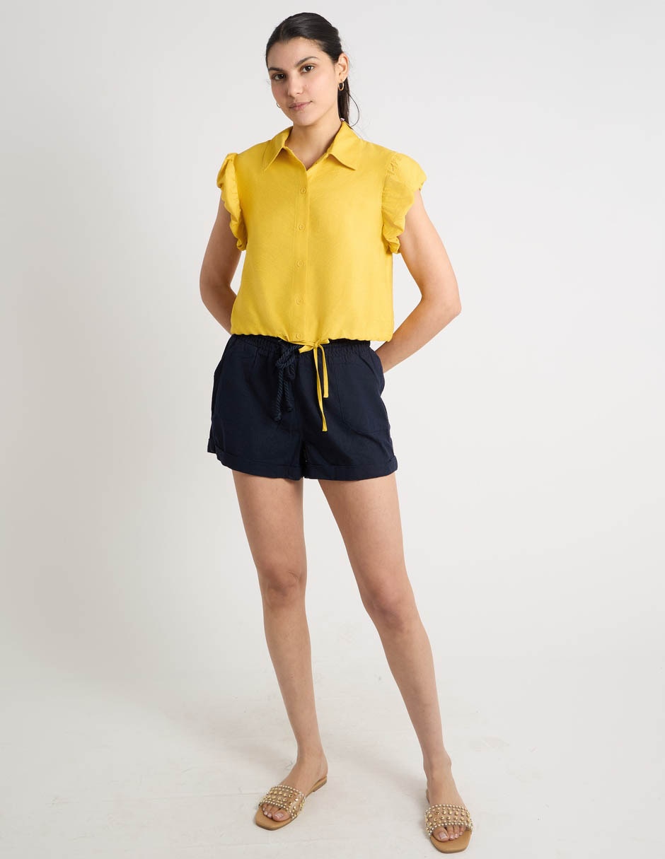 Blusa Aéropostale manga corta para mujer