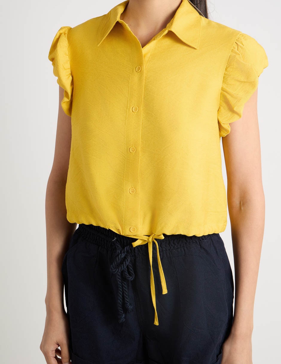 Blusa Aéropostale manga corta para mujer
