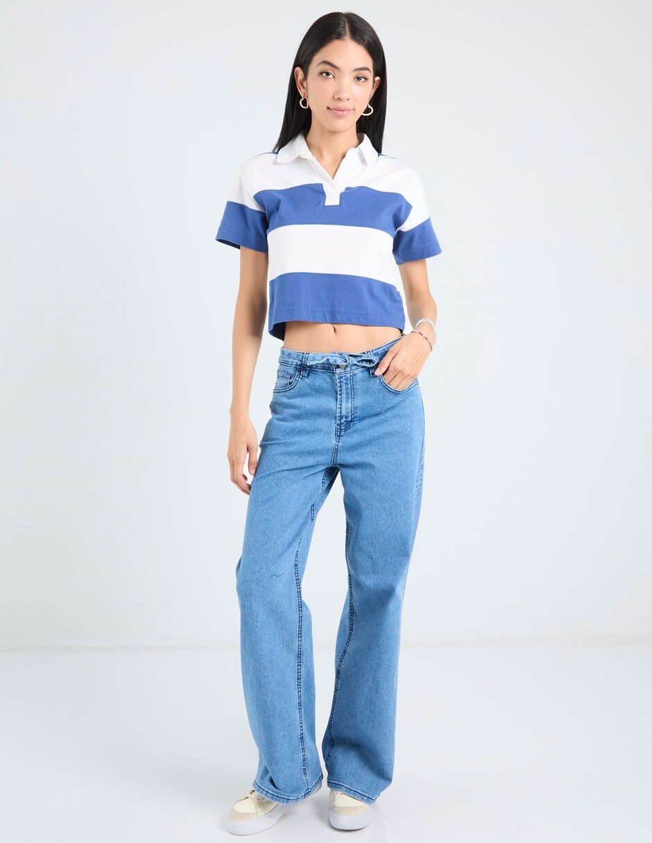 Jeans flare relaxed para mujer 5