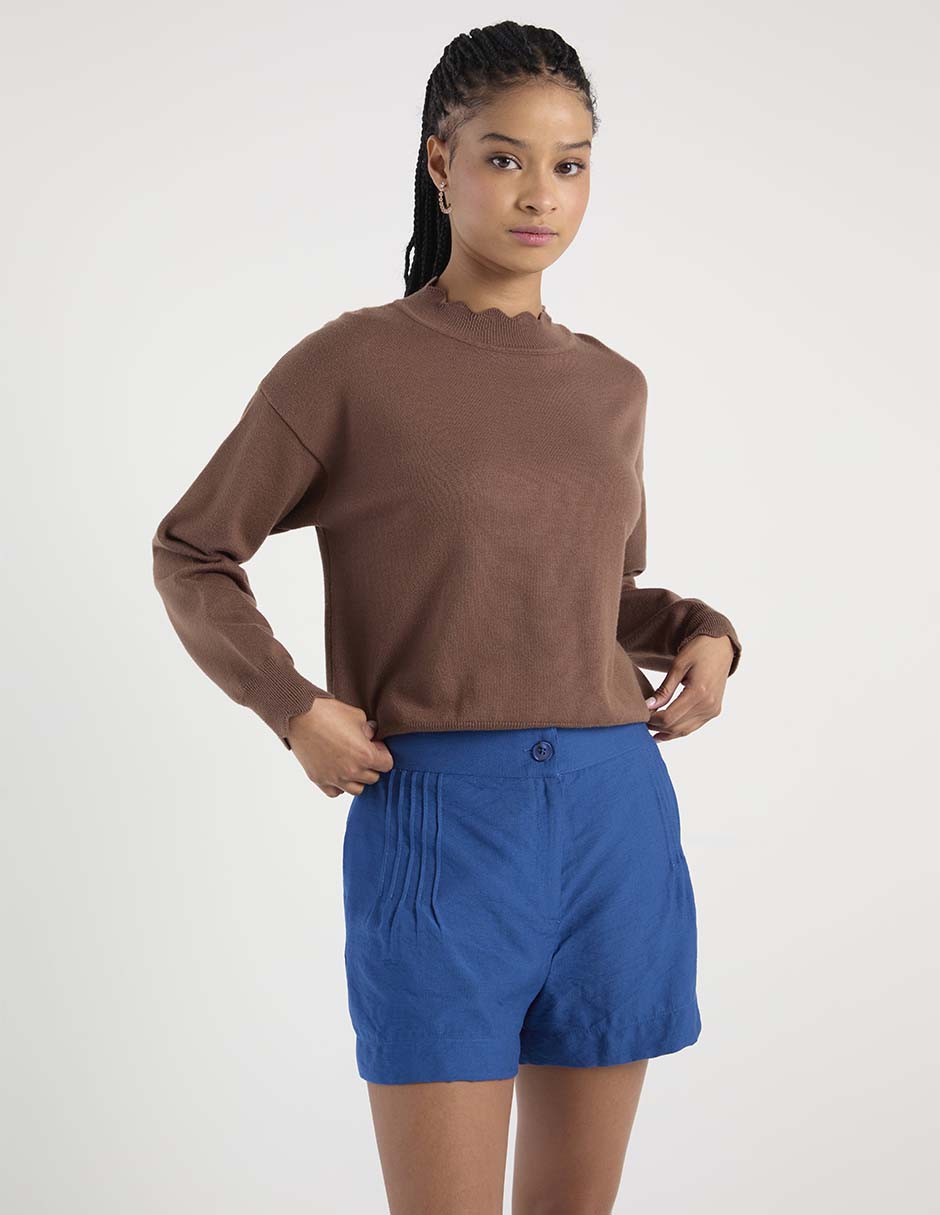 Short de poliéster para mujer 1