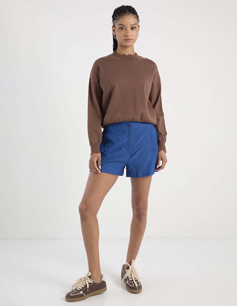 Short de poliéster para mujer 8
