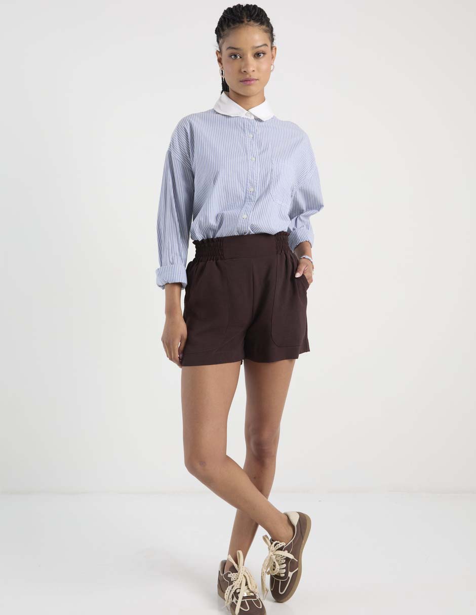 Short de poliéster para mujer 8
