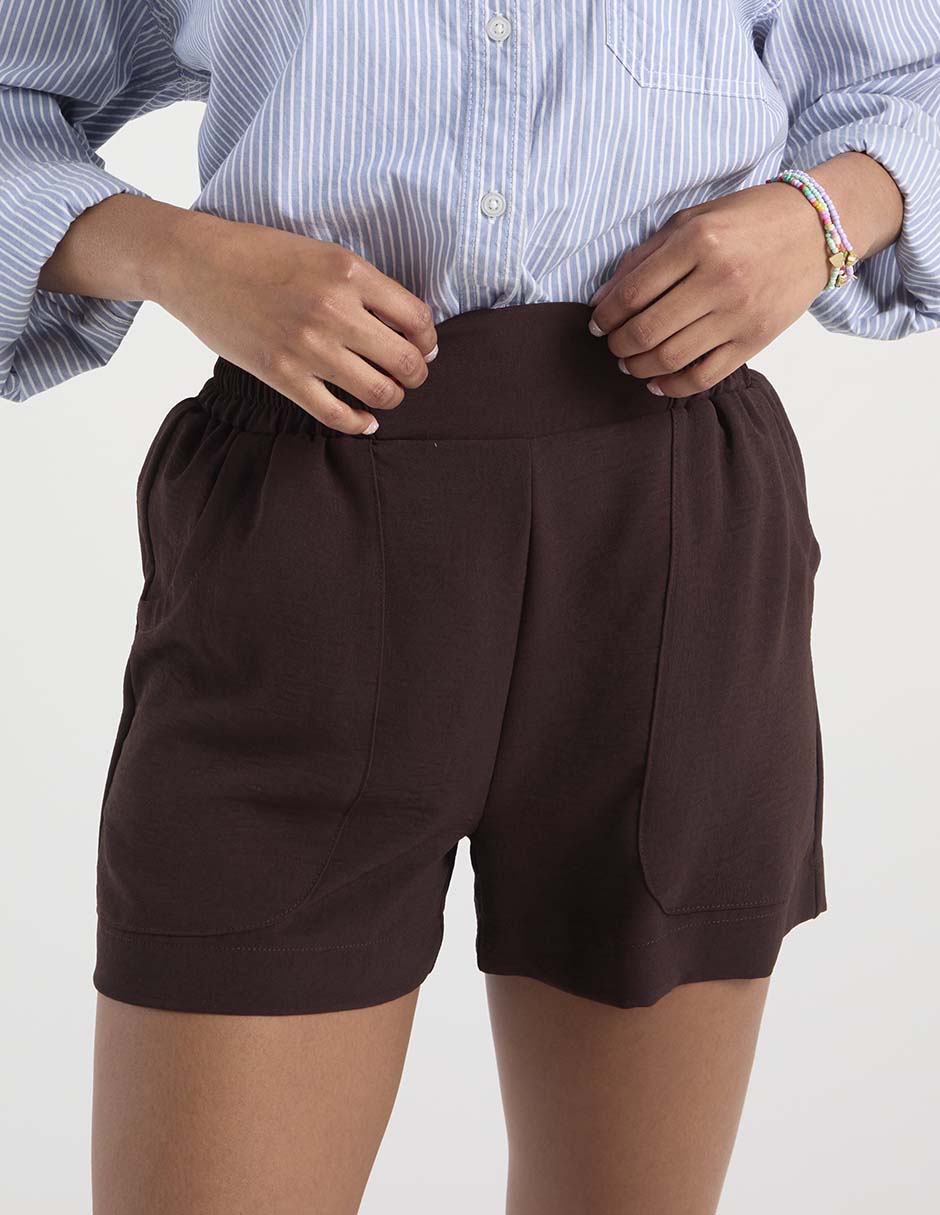 Short de poliéster para mujer 10