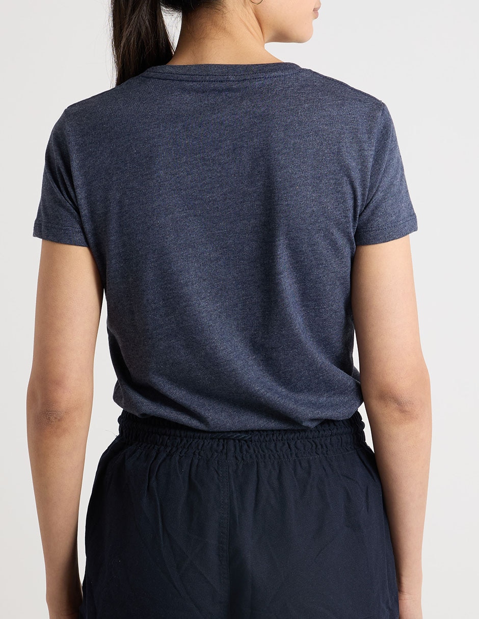 Playera manga corta cuello redondo mujer 5