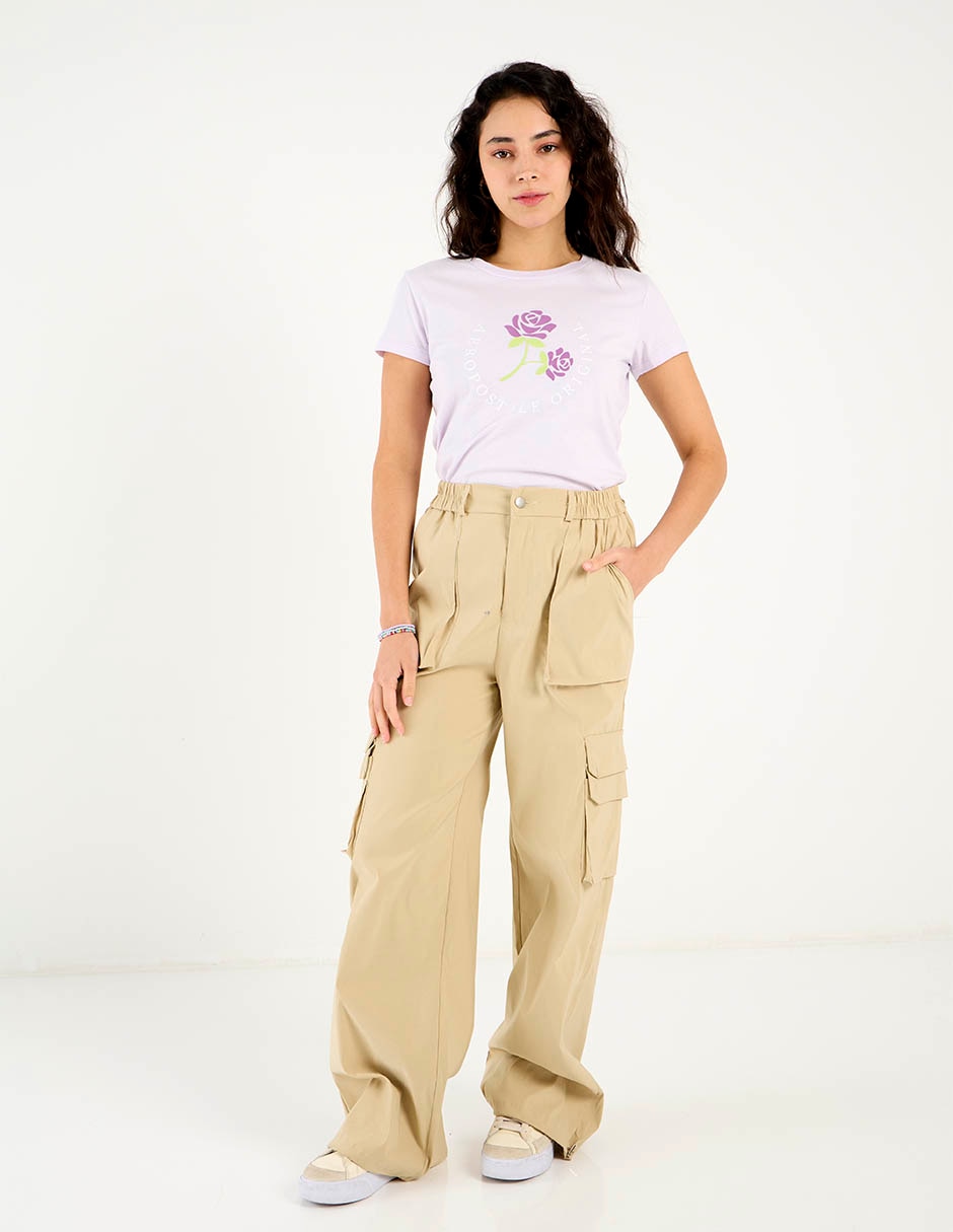 Pantalón cargo Aéropostale amplio para mujer 5