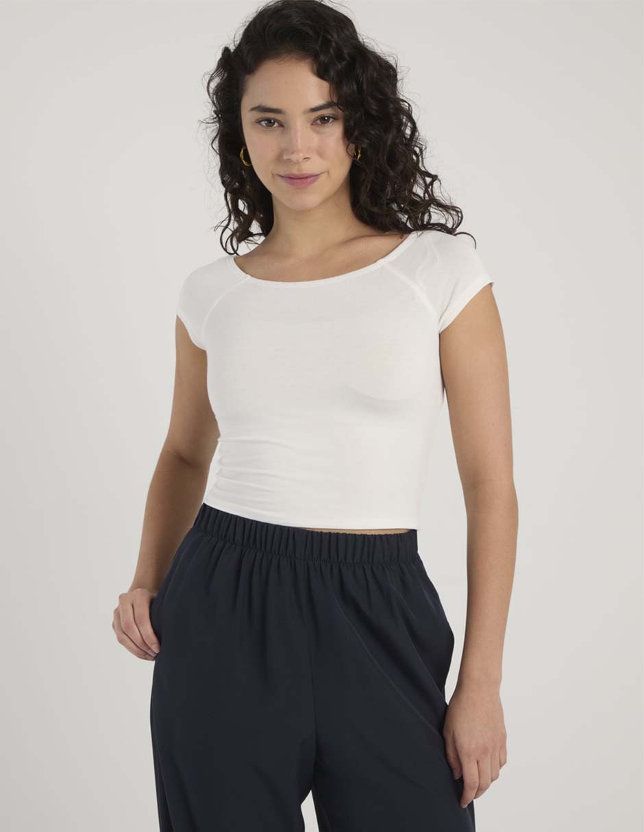 Blusa Aéropostale manga corta para mujer