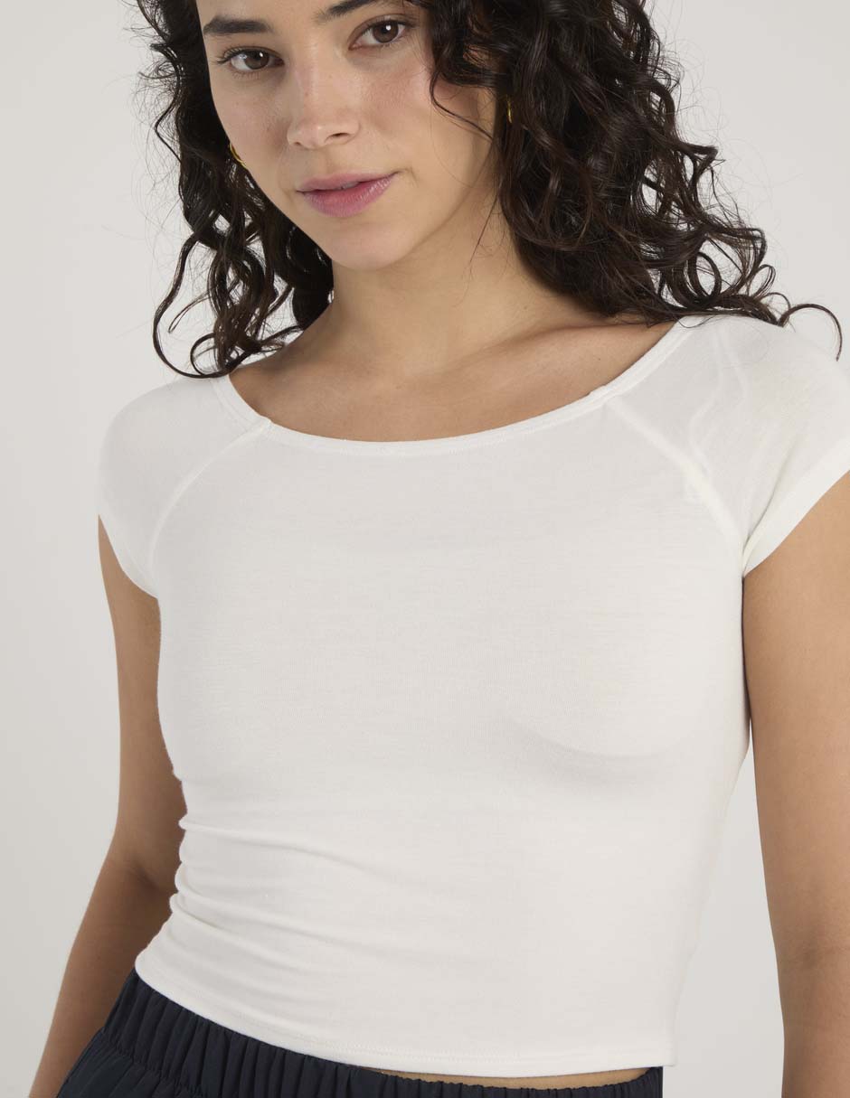 Blusa Aéropostale manga corta para mujer