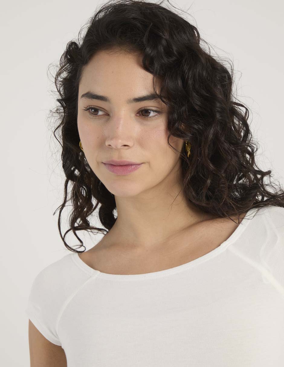 Blusa Aéropostale manga corta para mujer